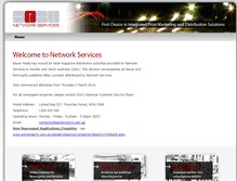 Tablet Screenshot of networkservicescompany.com.au